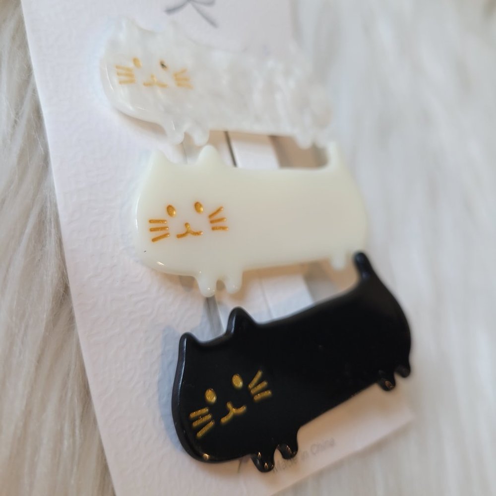 Cat Barrette Set - Picture 5 of 8
